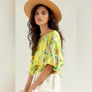 Anthropologie Silk Marika Blouse